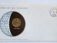 South Korea Coin Stamped Envelope An Asian Country From Franklin Mint