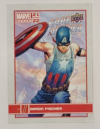 Aaron Fischer Upper Deck 2021 Marvel Comic Card #1