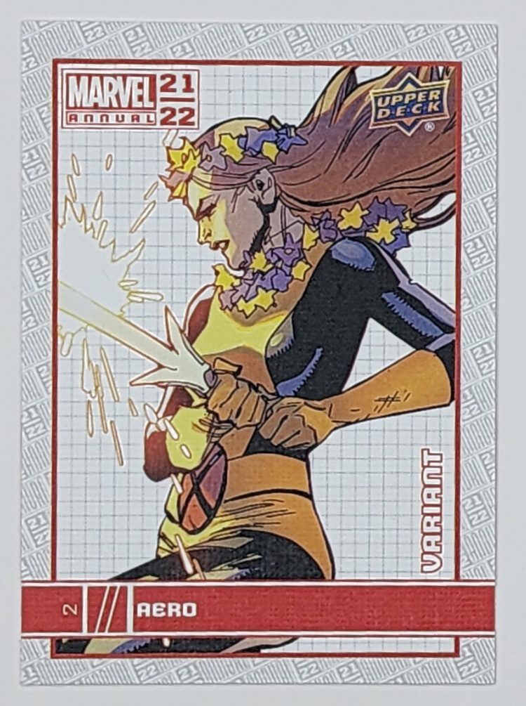 Aero Upper Deck 2021 Variant Marvel Comic Card #2