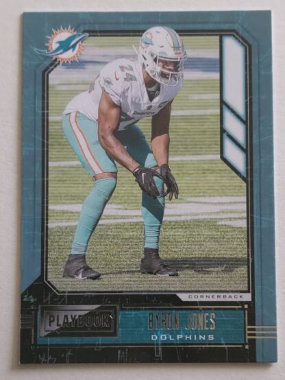 Byron Jones Panini Playbook 2020 NFL Trading Card #45 Miami Dolphins