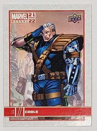 Cable Upper Deck 2021 Marvel Comic Card #11