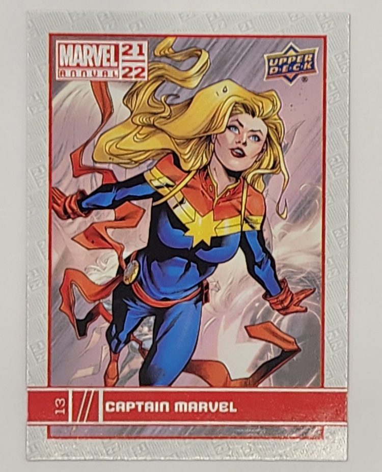 Captain Marvel Upper Deck 2021 Marvel Comic Card #13