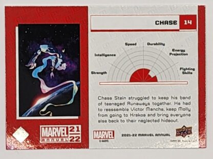 Chase Marvel Upper Deck 2021 Marvel Comic Card #14 Back