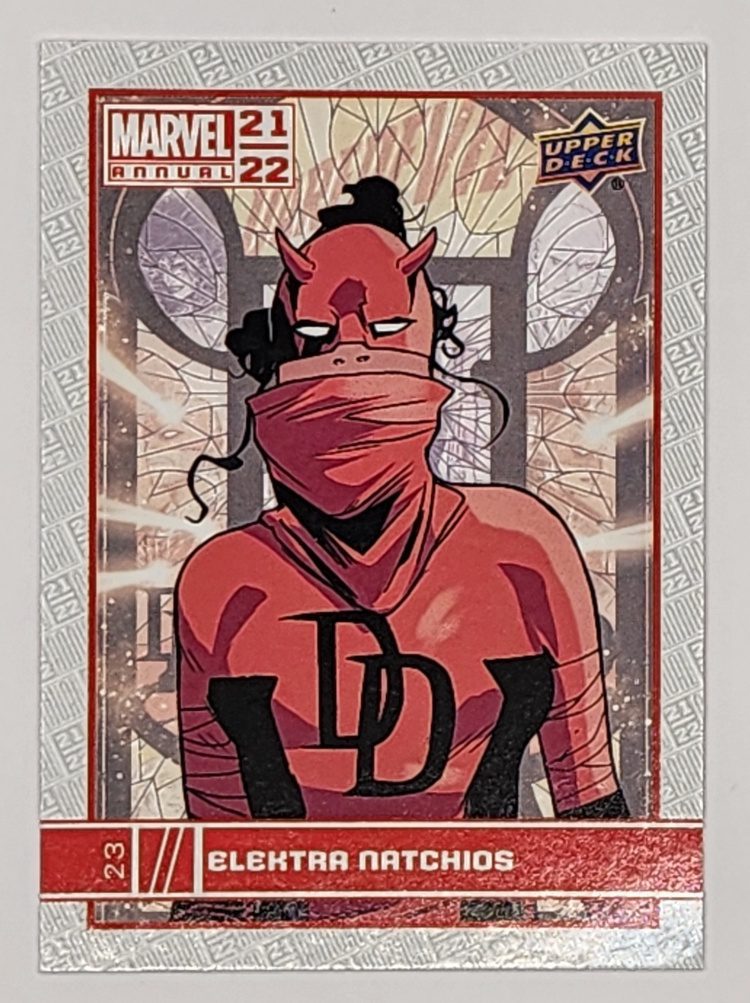 Elektra Natchios Upper Deck 2021 Marvel Comic Card #23