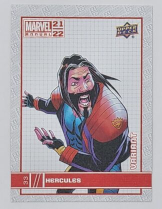 Hercules Variant Upper Deck 2021 Marvel Comic Card #33