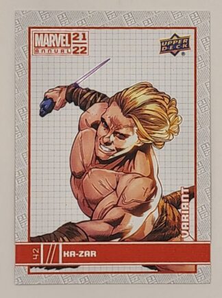 Ka-zar Variant Upper Deck 2021 Marvel Comic Card #42
