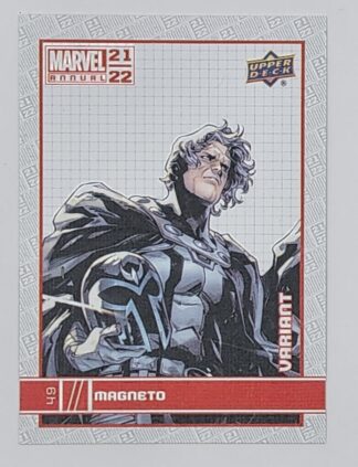 Magneto Variant Upper Deck 2021 Marvel Comic Card #49