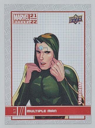Multiple Man Variant Upper Deck 2021 Marvel Comic Card #57