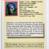 Nightmare Marvel 1990 Impel Marketing Comic Card #56 Back