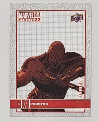 Phastos Variant Upper Deck 2021 Marvel Comic Card #63
