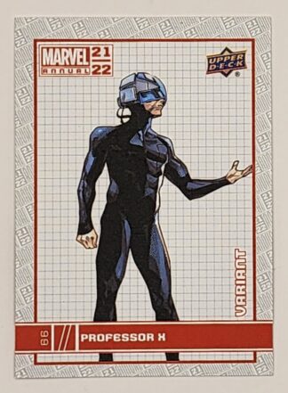 Professor X Variant Upper Deck 2021 Marvel Comic Card #66