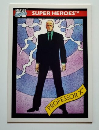 Professor X Marvel 1990 Impel Marketing Comic Card #7