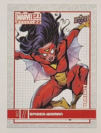 Spider-Woman Variant Upper Deck 2021 Marvel Comic Card #80