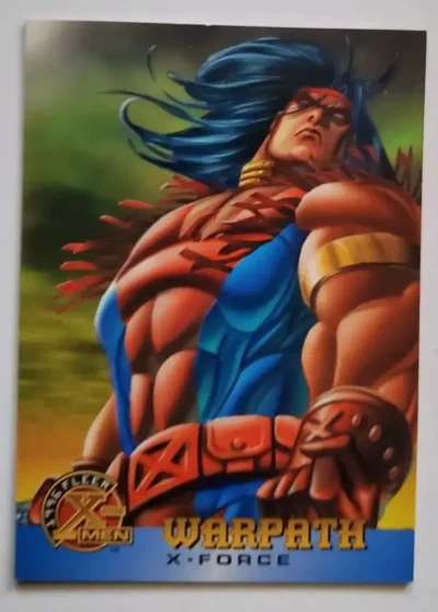 Warpath Fleer 1996 X-Men Card #24