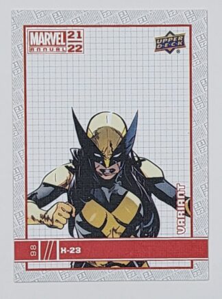 X-23 Variant Upper Deck 2021 Marvel Comic Card #98