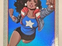 America Chavez Blue Upper Deck 2021 Marvel Comic Card #3