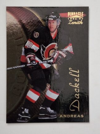 Andreas Dackell Pinnacle Zenith 1997 NHL Trading Card #121 Ottawa Senators
