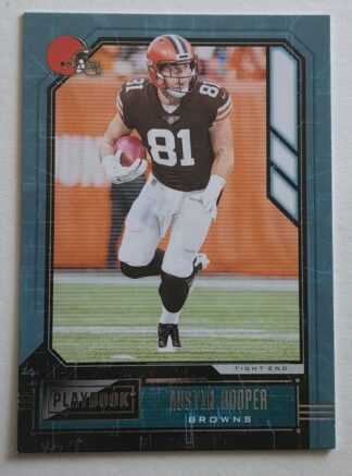 Austin Hooper Panini Playbook 2020 NFL Trading Card #30 Cleveland Browns