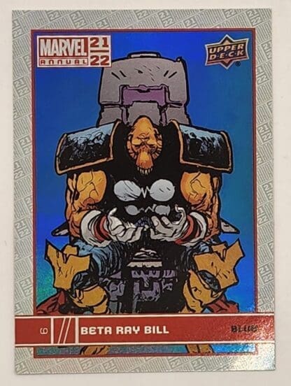 Beta Ray Bill Blue Upper Deck 2021 Marvel Comic Card #6