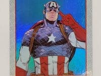 Captain America Blue Upper Deck 2021 Marvel Comic Card #12
