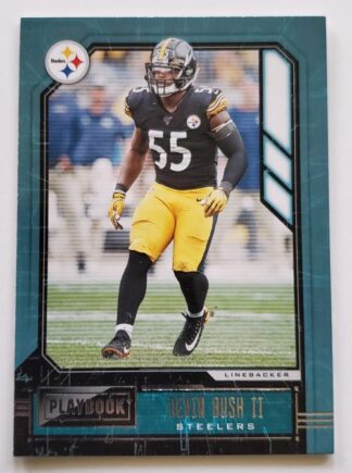 Devin Bush II Panini Playbook 2020 NFL Trading Card #27 Pittsburgh Steelers