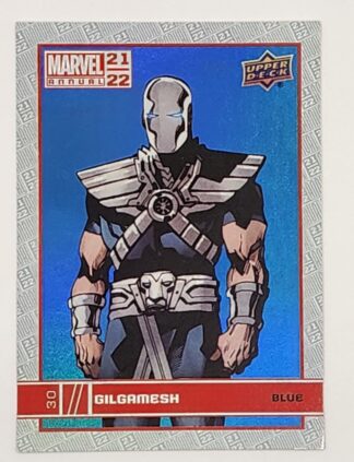 Gilgamesh Blue Upper Deck 2021 Marvel Comic Card #30
