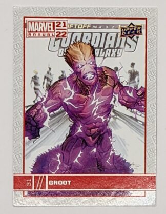 Groot Upper Deck 2021 Marvel Comic Card #31