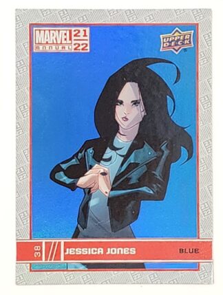 Jessica Jones Blue Upper Deck 2021 Marvel Comic Card #38