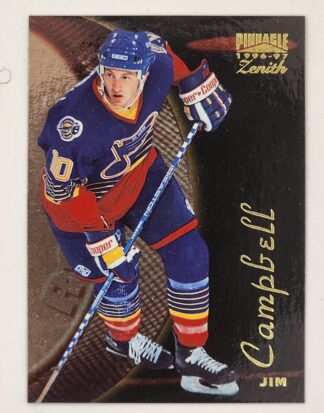 Jim Campbell Pinnacle Zenith 1997 NHL Trading Card #129 St. Louis Blues