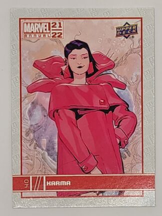 Karma Upper Deck 2021 Marvel Comic Card #40
