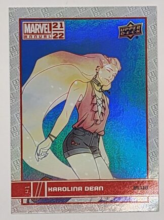 Karolina Dean Blue Upper Deck 2021 Marvel Comic Card #41