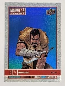 Kraven Blue Upper Deck 2021 Marvel Comic Card #44