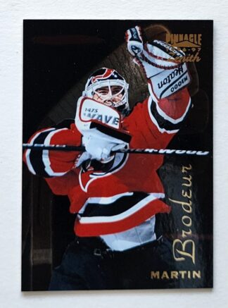 Martin Brodeur Pinnacle Zenith 1997 NHL Trading Card #2 New Jersey Devils