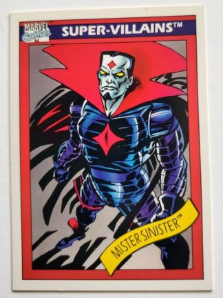Mr. Sinister Marvel 1990 Impel Marketing Comic Card #65