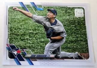 Shun Yamaguchi Topps 2021 MLB Card #18 Toronto Blue Jays