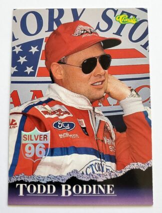 Todd Bodine "Silver 96" Classic Marketing 1996 Winston Cup Driver Card #2
