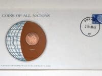 Turkey Coin Stamped Envelope From Franklin Mint