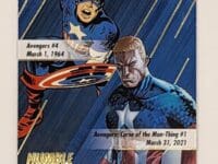 Captain America "Humble Beginnings" Upper Deck 2021 Marvel Comic Card HB-1