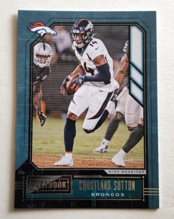 Courtland Sutton Panini Playbook 2020 NFL Card #10 Denver Broncos
