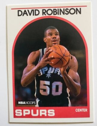 David Robinson Hoops 1989 NBA Trading Card #310 San Antonio Spurs