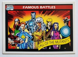 Fall of The Mutants Marvel 1990 Impel Marketing Comic Card #102