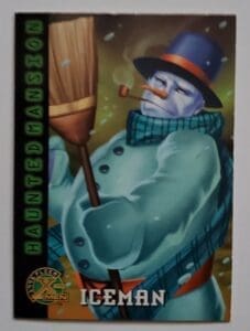Iceman X-Men Fleer 1996 "Haunted Mansion" Marvel Comic Card #94