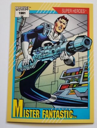 Mr. Fantastic Marvel Impel Marketing 1991 Card #7