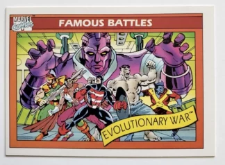 The Evolutionary War Marvel 1990 Impel Marketing #103