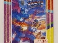 The U.S.A Captain America #1 Upper Deck 2021 Marvel Number 1 Spot #N1S-1
