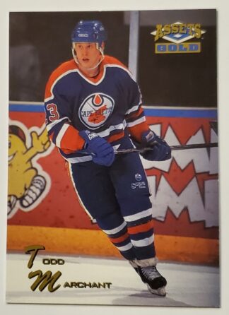 Todd Marchant Classic Asset Gold 1995 NHL Trading Card #5 Edmonton Oilers