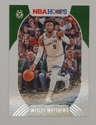 Wesley Matthews Hoops Panini 2020 NBA Trading Card #113 Milwaukee Bucks