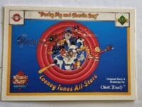 Upper Deck 1990 #19 "Porky Pig and Charlie Dog" Looney Tunes