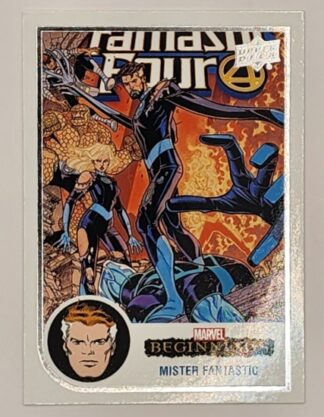 Mr. Fantastic Marvel Beginnings Upper Deck 2022 Volume 2 Series 1 Card #4