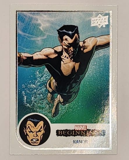Namor Marvel Beginnings Upper Deck 2022 Volume 2 Series 1 Card #1